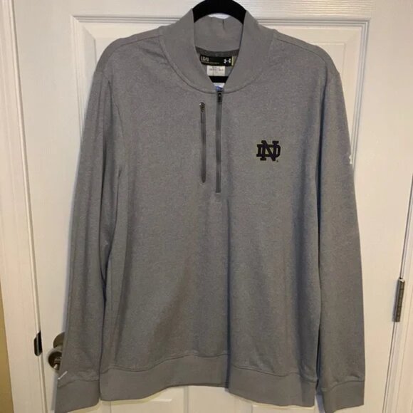 Notre Dame Irish Pullover 1/4 Zip - Picture 1 of 5